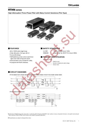 RTHN-5006 datasheet  